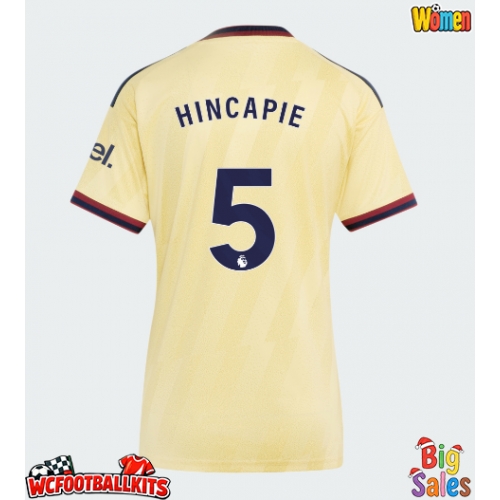 Arsenal Piero Hincapie #5 Replica Third Stadium Shirt for Women 2026-27 Short Sleeve